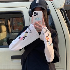 新型の大きいサイズのゆったりした氷の袖の女性のタイプの夏の日焼け止めの袖カバーの運転の紫外線防止の袖の手袋の卸売り