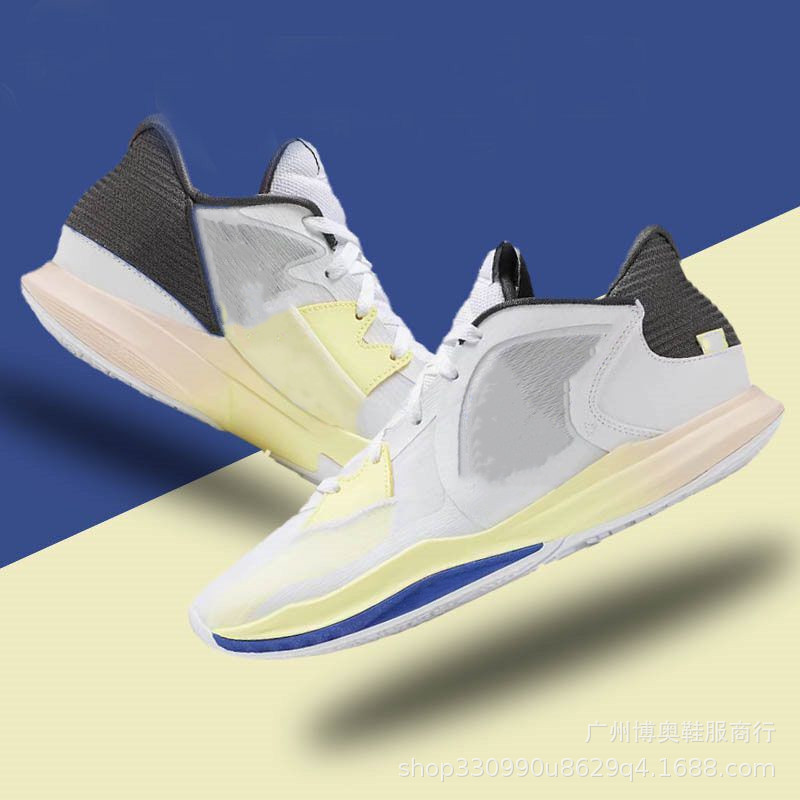 アイバニス 5 世代白青黄色夏ロートップ Kyrie5 ロー黒白赤メンズ実用的な耐摩耗性エアクッションバスケットボールシューズ女性用|undefined