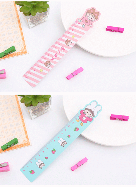 1 Pcs Cute Ruler Acrylic Ruler Peach Sakura Straight Ruler Small Ruler  Centimeter Measuring Ruler Journal Ruler - AliExpress