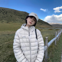冬季羽绒棉服女2025年新款冬季轻薄保暖棉袄连帽复古国潮棉衣外套