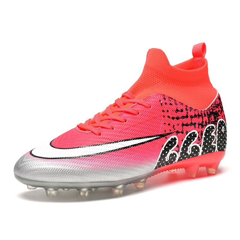 Zapatos de fútbol transfronterizos de alto nivel, niños y niñas, clavos de césped, zapatos de entrenamiento de estudiantes juveniles
