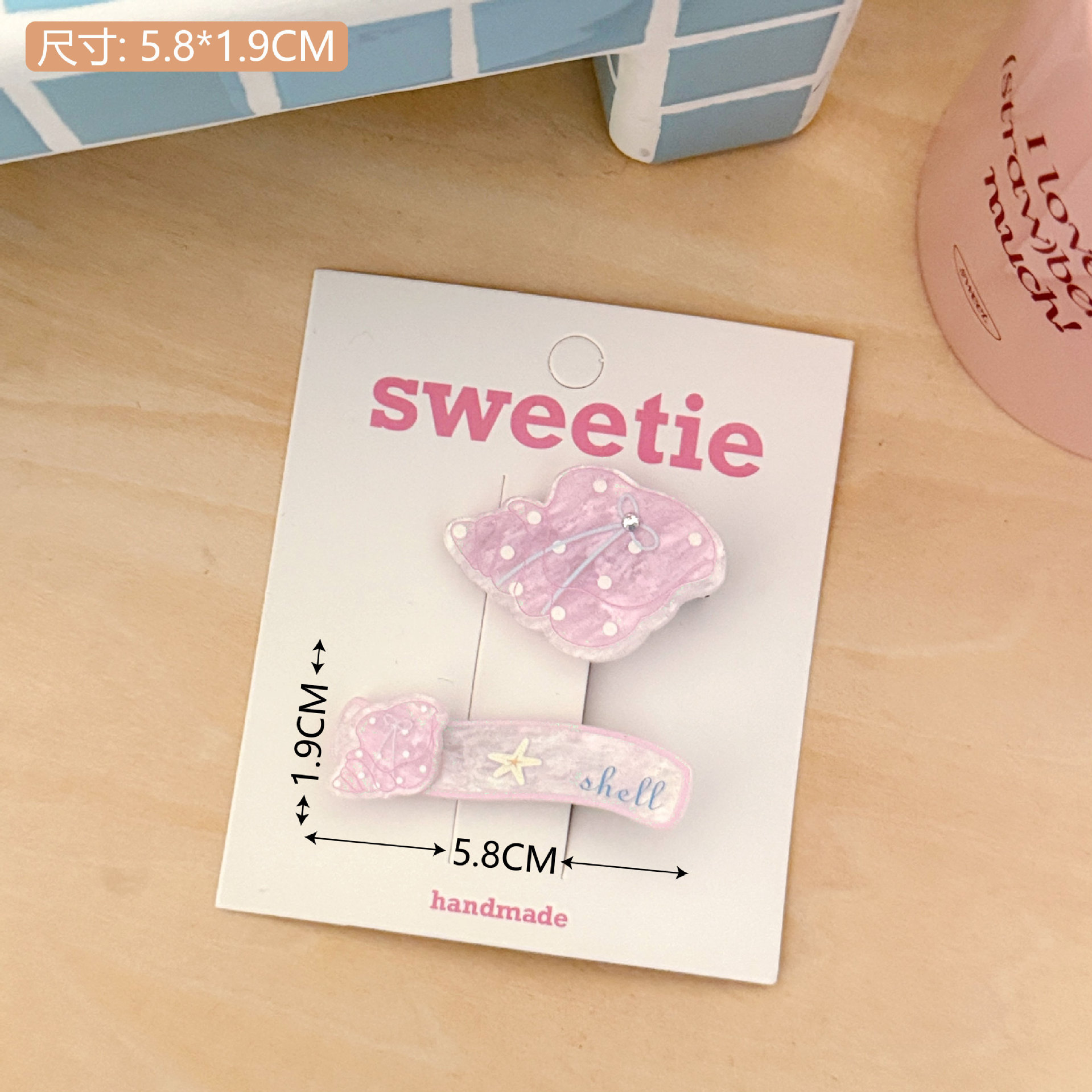 Creativa de dibujos animados clip de cabello bonito clip de bordes clip de pingueja tarjeta de cabello para niños clip de cabello roto al por mayor