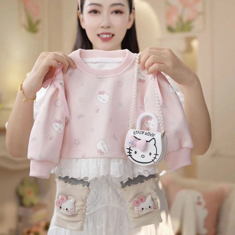 超萌女童卫衣打底裤套装两件套春秋款中小童宝宝秋装时尚休闲可爱|undefined
