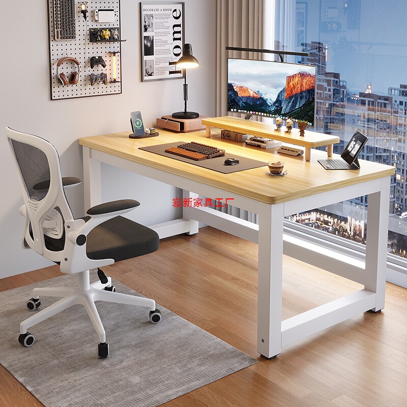 Desk Desk Home Bedroom Desktop Computer Table E-Sports Small Class Table Student Learning Writing Reinforced Log