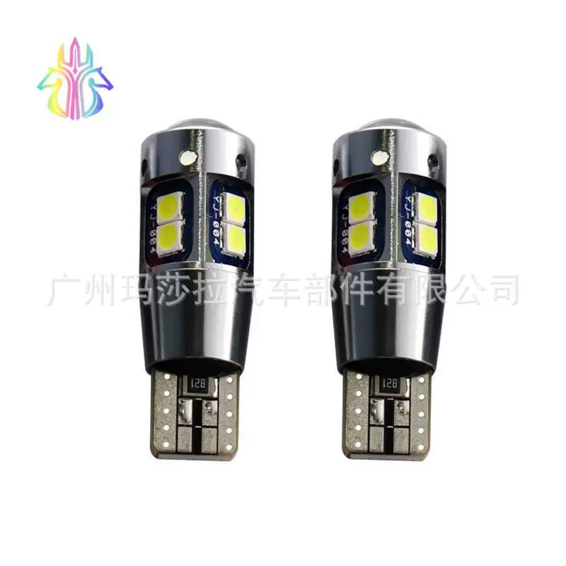 Автомобильный светильник LED T10 3030 10SMD, фонарь, свет для чтения, W5W, высокая яркость