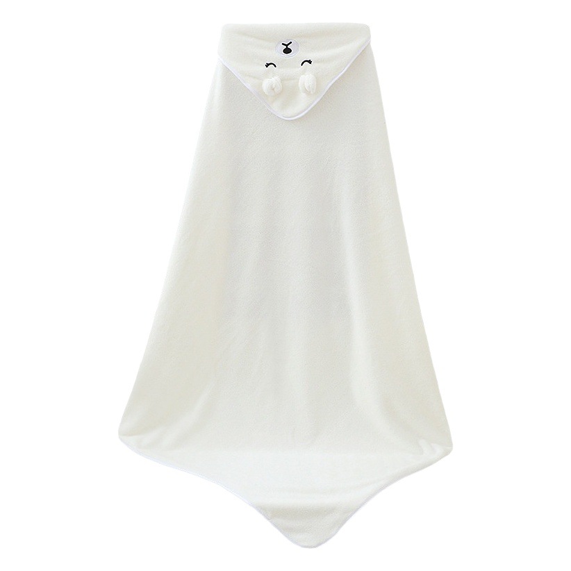 Capa para niños de lana de coral, toalla de baño para recién nacidos, envoltura cuadrada para bebés, sujetador para niños, cabello lacio