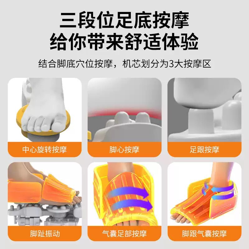 国境を越えたドロップシッピングペディキュアマシンハーフラップフットマッサージャー温湿布自動家庭用フットマッサージャーもみ足マッサージ|undefined