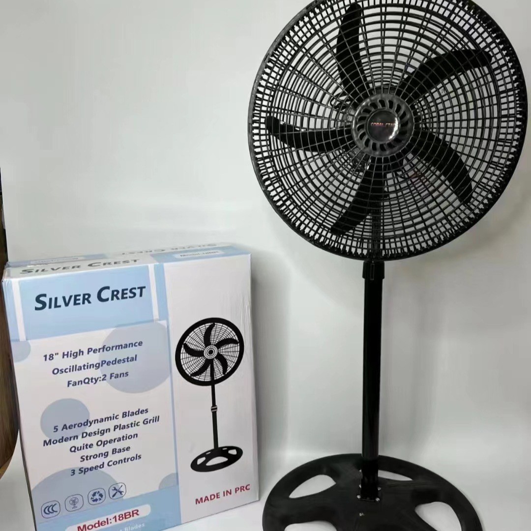 Fan Exports Cross-Border 18inch Industrial Floor Fans, Household Shaking Head Fans and Electric Fans