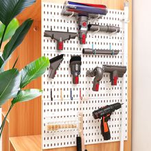 免打孔收纳洞洞板墙壁宿舍厨房墙上置物架工作室间隔板壁挂工具架