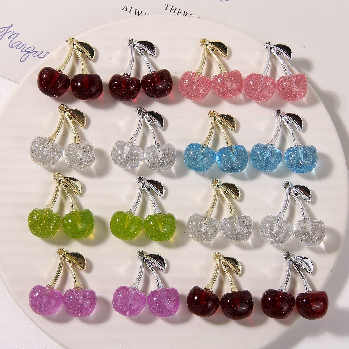 1 Piece Resin Cherry Pendant display picture 4