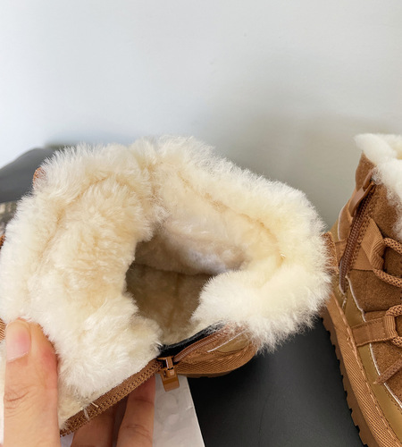{15-30 sizes} Winter new children's snow boots, girls' snow cotton shoes, plus velvet warm boys' toddler shoes