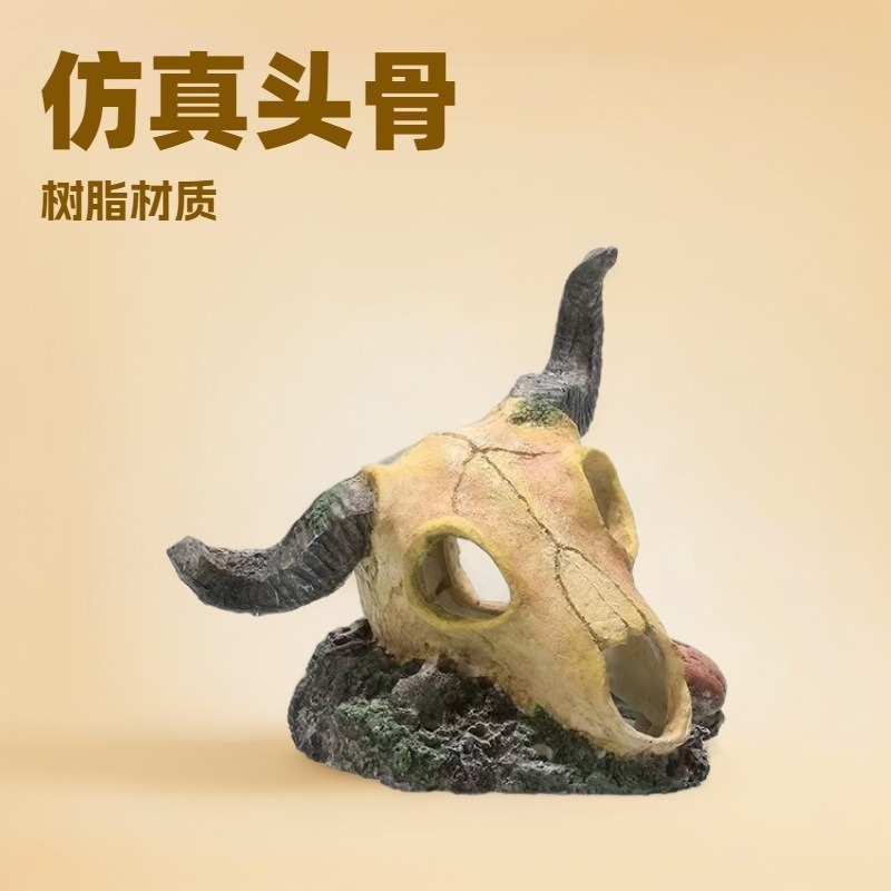 Mascotas trepadoras esquivando cuevas, acuario, simulación de paisajismo, grifo, huesos fósiles, peces y camarones, casa esquivando, decoración de acuarios, artesanías