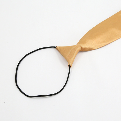 Summer and Autumn Children's Necktie for Boys and Girls, Fashionable and Cute Colored Elastic Silk Tie