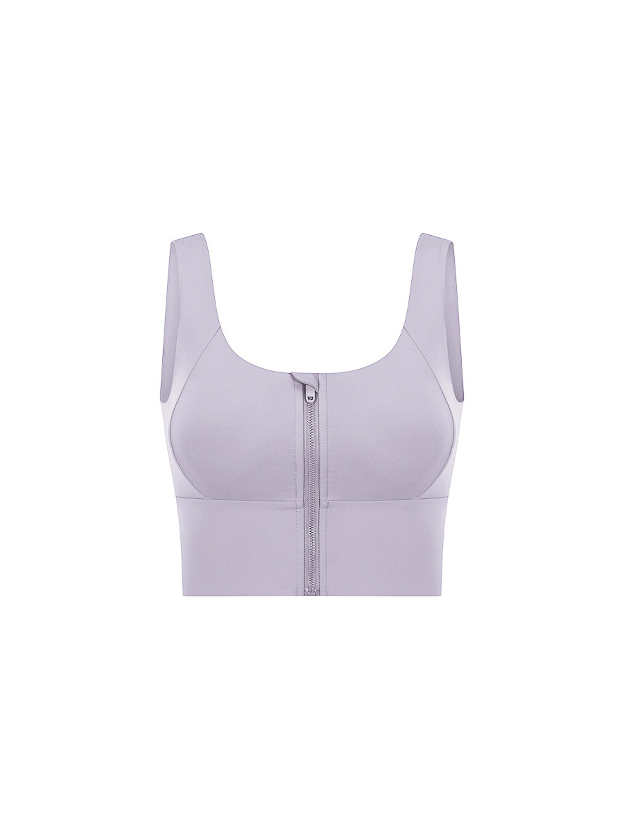 Ropa interior deportiva de Europa y América del verano de las mujeres a prueba de golpes de alta resistencia superior desgaste exterior belleza espalda chaleco sujetador fitness yoga ropa