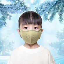 儿童防风保暖口罩男女童秋冬季防寒护眼角防风3D立体洞洞透气面罩