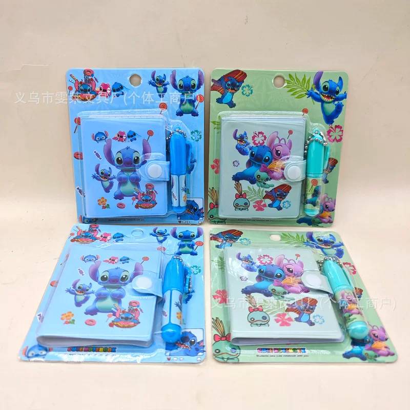 Cartoon cute ballpoint pen, set for elementary school students, handheld notebook, stationery