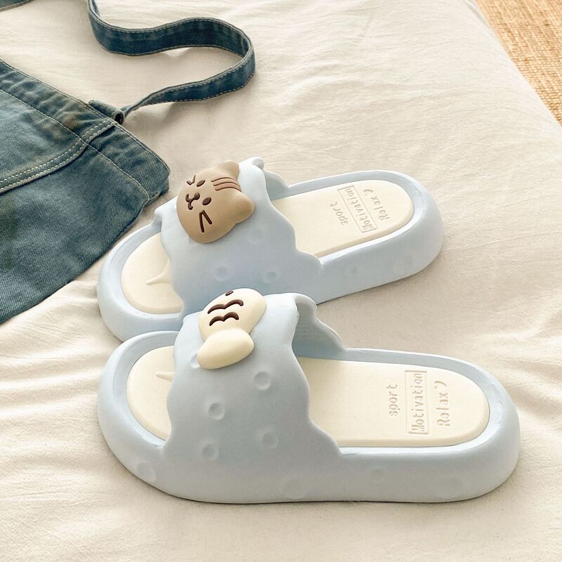 2026 Lightweight and Comfortable Eva Soft-Soled Home Slippers, Summer Fashion, Versatile for Outdoor Wear, Dormitory Slippers for Girls, Massage Slippers