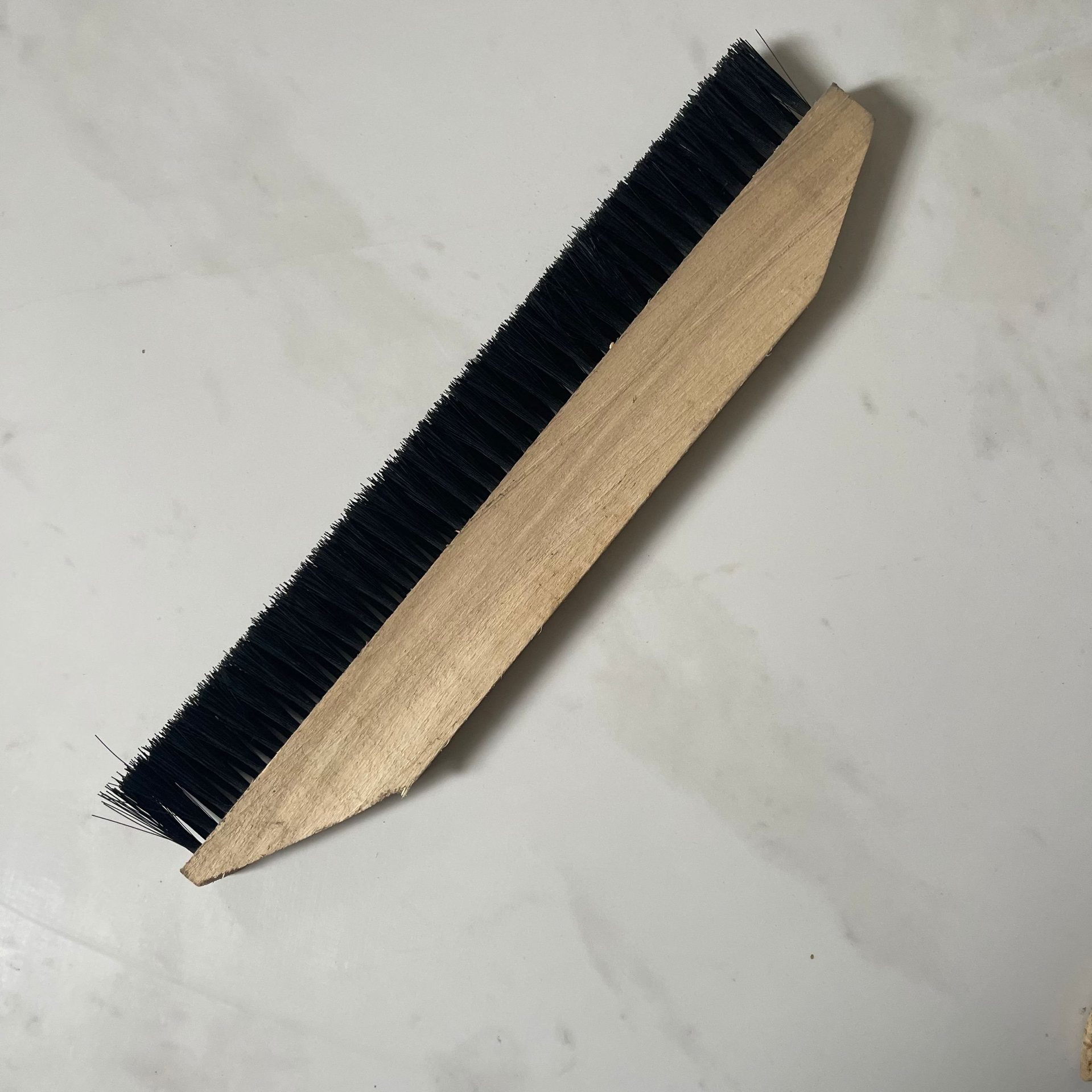 做防水用的刷子丙纶刷大排刷自粘卷材专用毛刷去角清洗灰尘工业刷