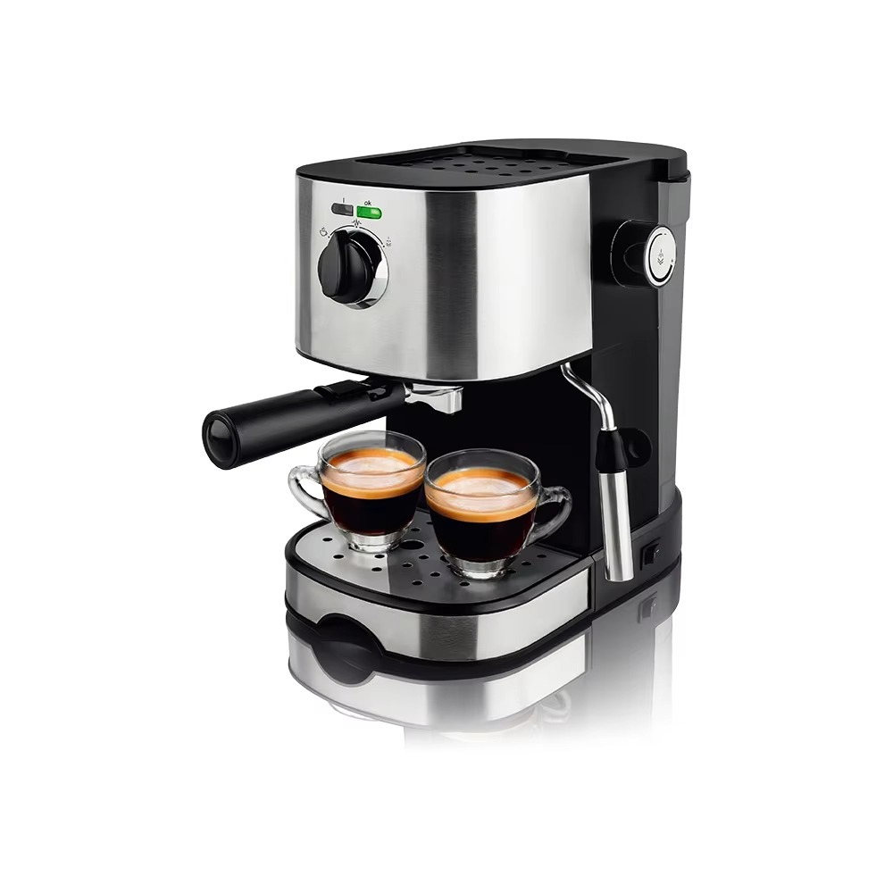 1.5L italiano semiautomático cafetera de goteo casera de alta presión burbuja de leche cafetera de lujo al por mayor transfronteriza