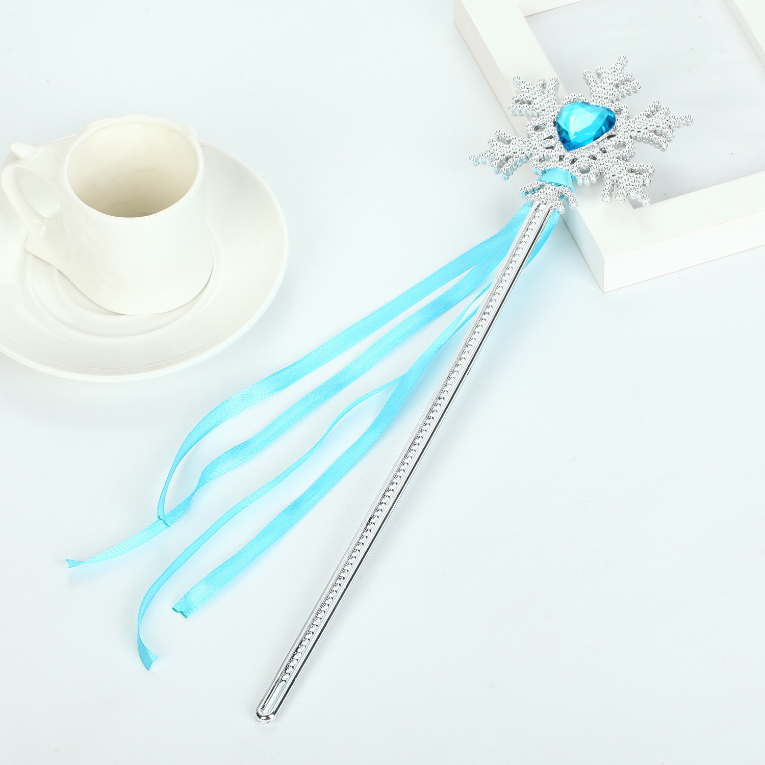 Fábrica de hielo y nieve corona para niños princesa varita mágica para niñas corona de plástico para niños banda de pelo para niñas