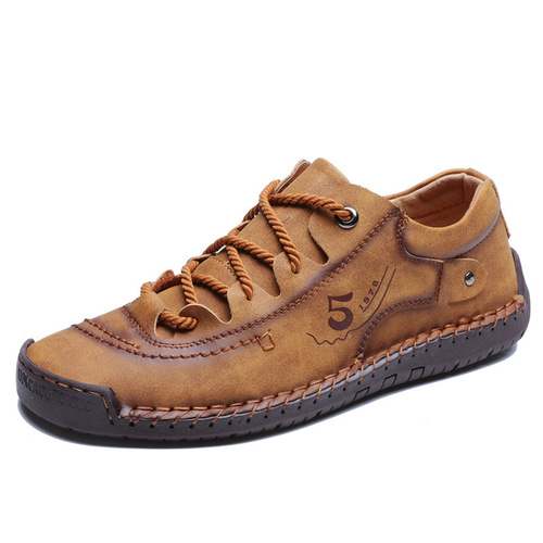 Men's Casual Leather Shoes Large 45 Youth Korean Version Versatile Fashion Men's Shoes 46 Summer 47 British Autumn/Winter Trendy Shoes 48
