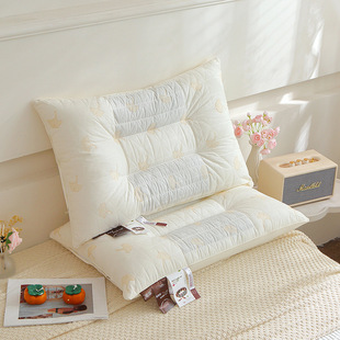 2024 new sandalwood breathable neck pillow unilateral three-dimensional pillow pillow