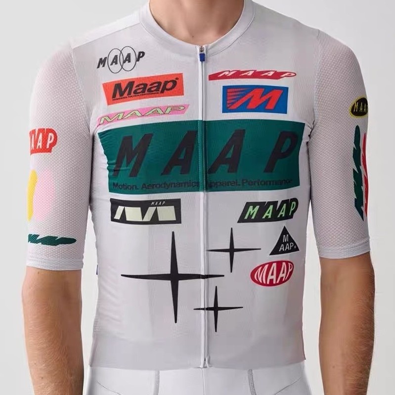 Cross-Border Cycling Clothing Maap Road Cycling Short-Sleeved Tops Quick-Drying Breathable Men's and Women's Mountain Cycling Clothing
