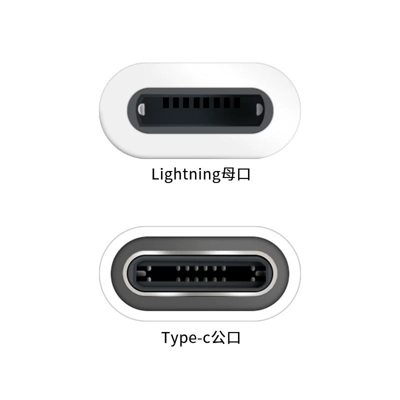 Питание Lightning на Type для зарядки передаёт ABS корпус C для подключения к Android разъём чёрный/белый