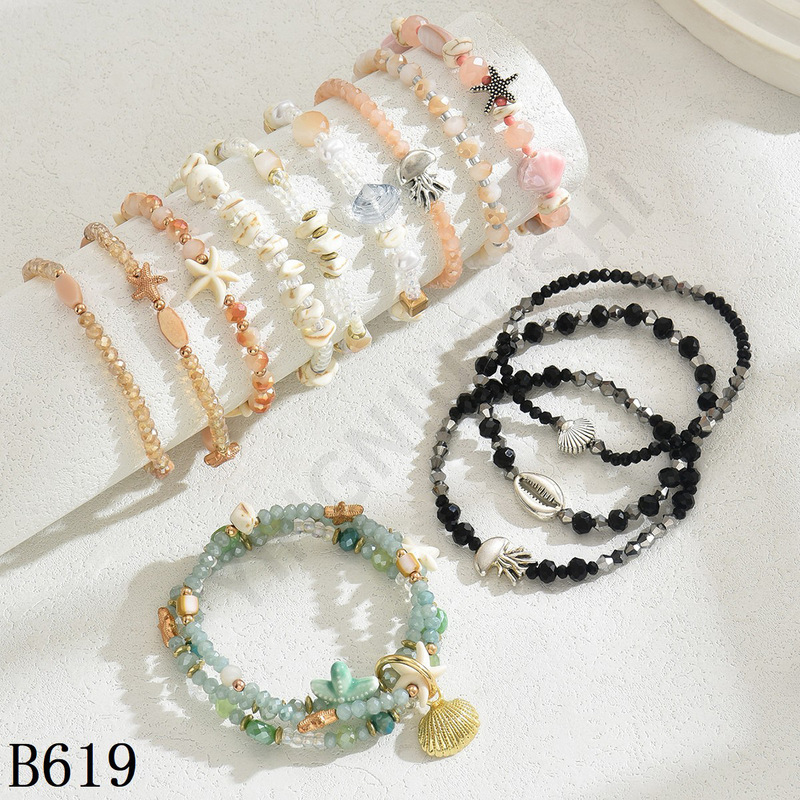 Cross-Border Hot-Selling Amazon Bestseller Natural Colored Crystal Gravel Friendship Bracelet Irregular Stone Chain Cross-Border Hot-Selling Amazon Bestseller Natural Colored Crystal Gravel Friendship Bracelet Irregular Stone Chain