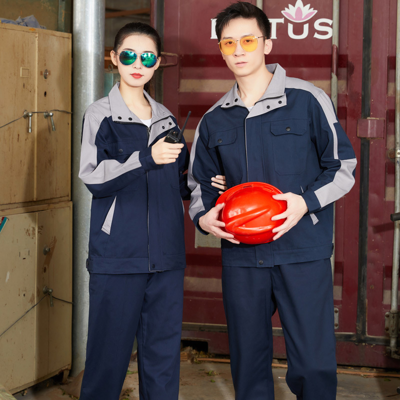 纯棉矿工人专用煤矿井下劳保工作服耐脏反光条男安检监察厂服套装|undefined