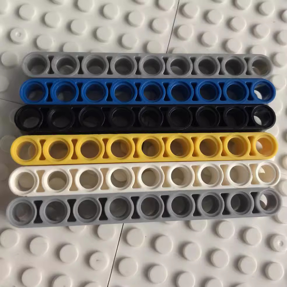 1.0kg Approximately 450 Particles Compatible with Lego 40490 Educational Building Block Parts Technology Thick Connecting Rod 1X9 Hole Arm