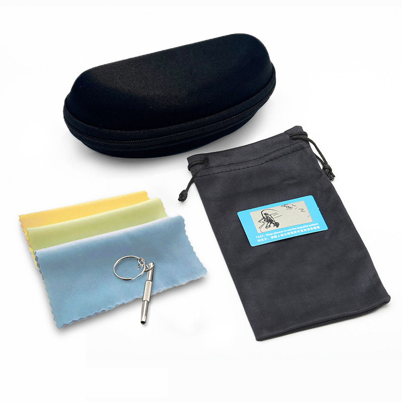 Fábrica directa de ciclismo esquí portátil caja de gafas con cremallera resistente a la compresión caída de alta calidad gafas de sol general caja de gafas de sol