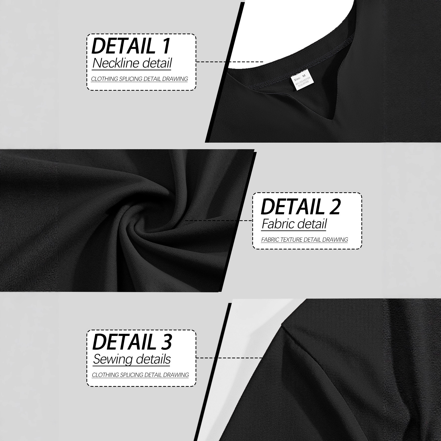 Nuevo transfronterizo Amazon verano nuevo hombre deporte elástico camiseta de tendencia americana camiseta de Henry manga corta casual