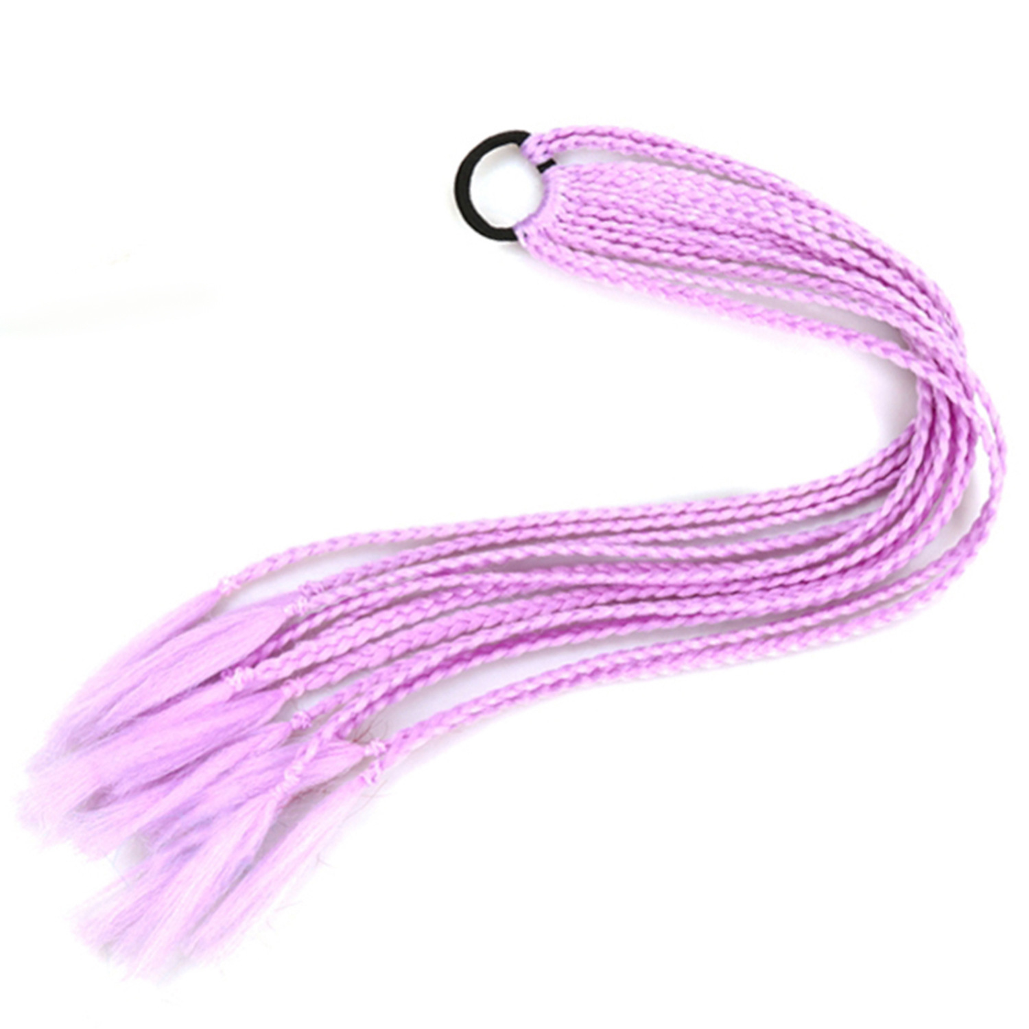 Inventario al por mayor colorido trenzas de tres hebras africanas trenzas sucias trenzas de caballo recogidas en stock Inventario