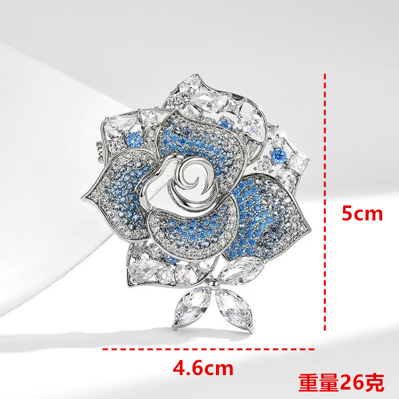 Exquisite Rosenbrosche Für Damen Elegante Mode Anstecknadel_voghion.com