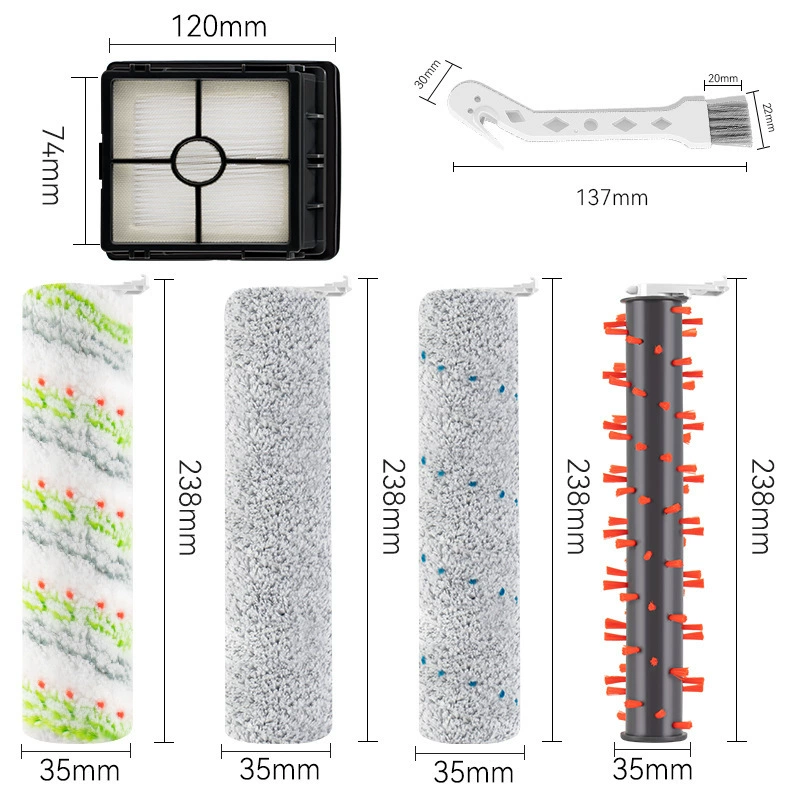Adapted Bissell to win 2554/2596 Washing machine accessories multi -function brush floor brush pet brush sea Pa