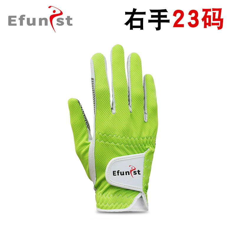 Efunist ゴルフ グローブ メンズ 伸縮性 通気性 メッシュ 耐摩耗性 滑り止め 粒子 片手 サマー スポーツ|undefined
