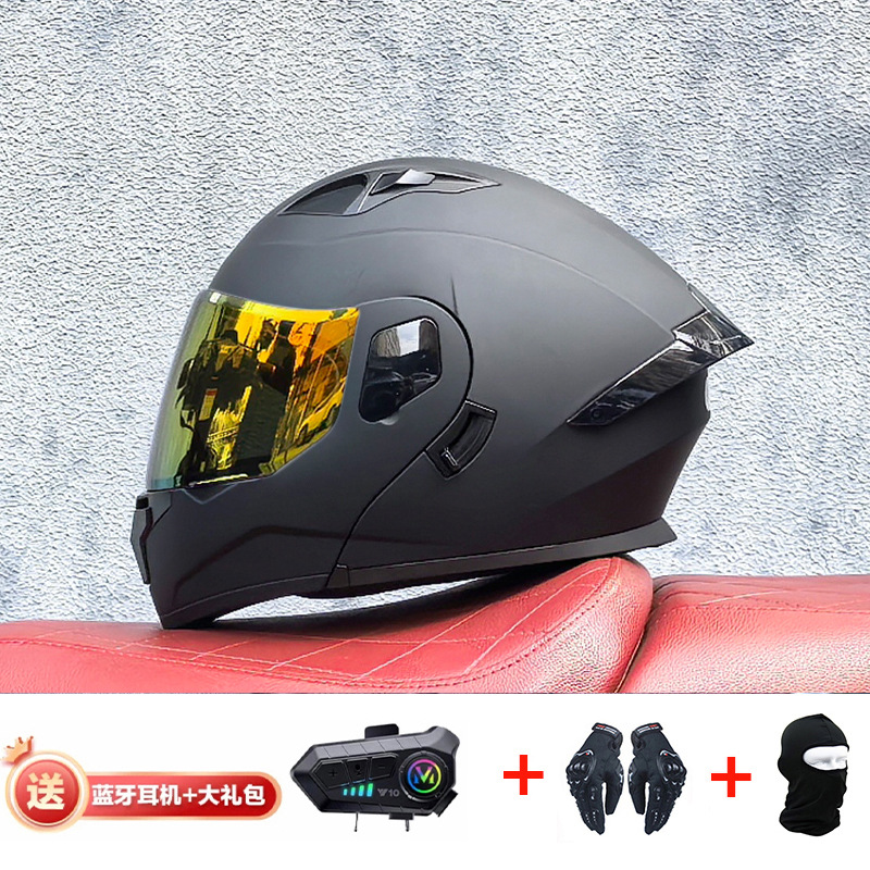 Negro mate con luz polar roja Y10 Bluetooth