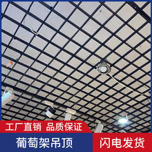 铝格栅铁格栅网格吊顶自装吊顶天花吊顶葡萄架吊顶格兰吊顶网红顶
