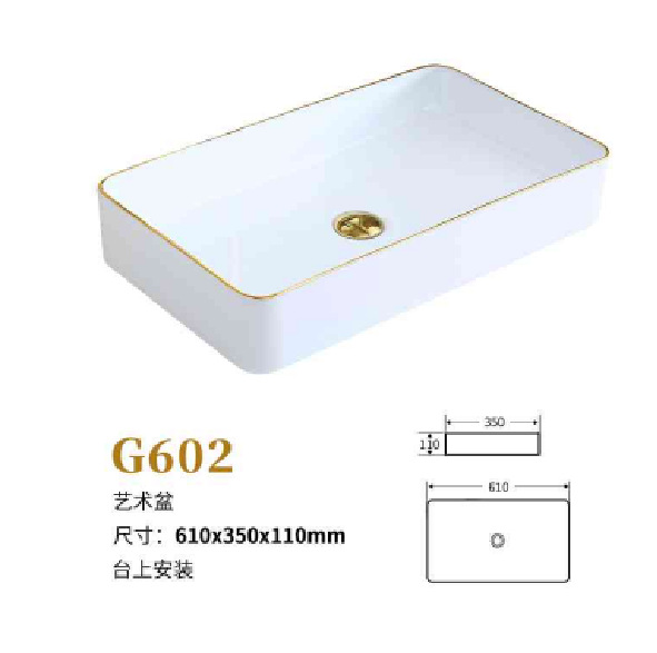 Nuevo balcón lavabo cerámica lavabo