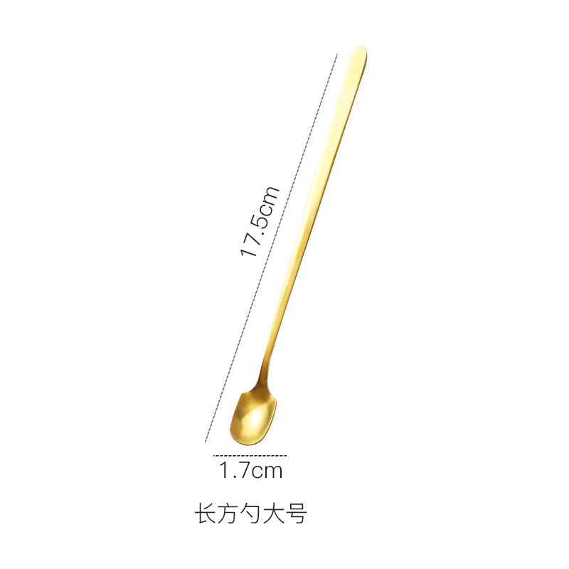 17CM 사각 헤드 스푼