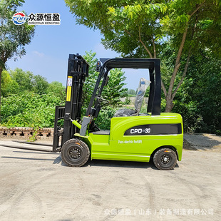 Electric Forklift for Factory Logistics Unloading, Liftable Stacker 3t Electric Hydraulic Export New Energy Forklift