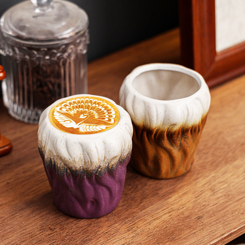 Middle Eastern Saudi Espresso Latte Art High Aesthetic Home-Use Water Cup, Top Quality Ceramic Cup With Custom Logo_voghion.com