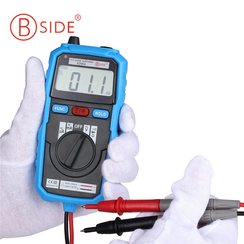 BSIDE ADM04高精度自动量程数字万用表电工家用多用表手持表