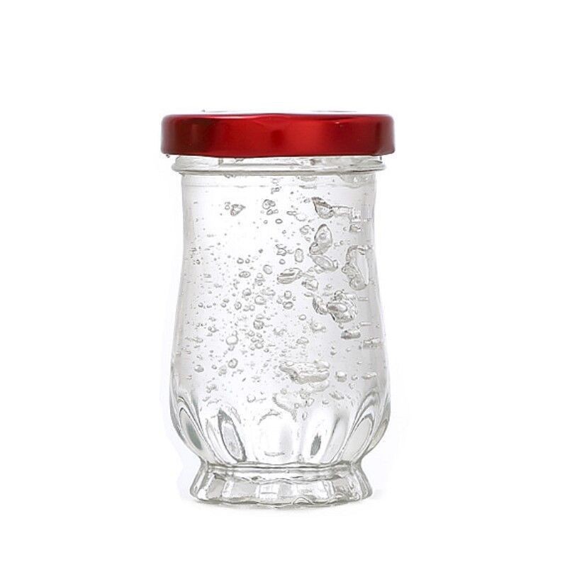 Botella de miel de vidrio transparente gruesa resistente a altas temperaturas botella de miel de vidrio de cocción botella vacía image 6