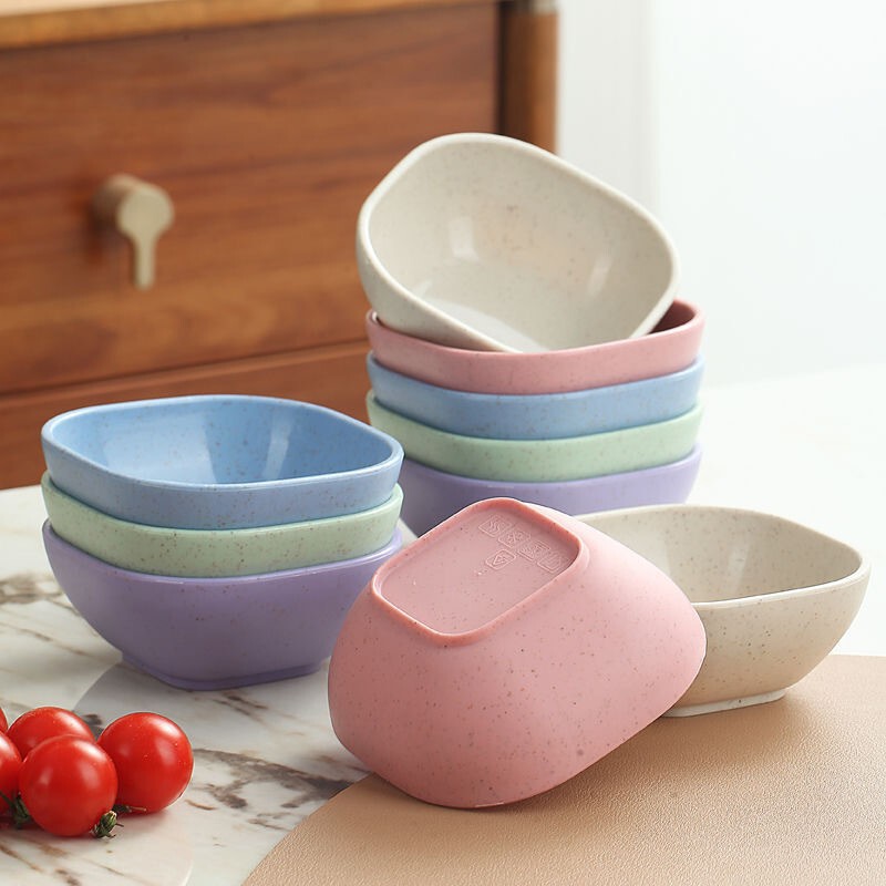 Small Plates for Home Use, Seasoning Plates, Soy Sauce Plates, Dipping Sauce Plates, Vinegar Plates, Japanese Seasoning Plates, Direct Sales from the Manufacturer, Made from Wheat Straw Small Plates for Home Use, Seasoning Plates, Soy Sauce Plates, Dipping Sauce Plates, Vinegar Plates, Japanese Seasoning Plates, Direct Sales from the Manufacturer, Made from Wheat Straw
