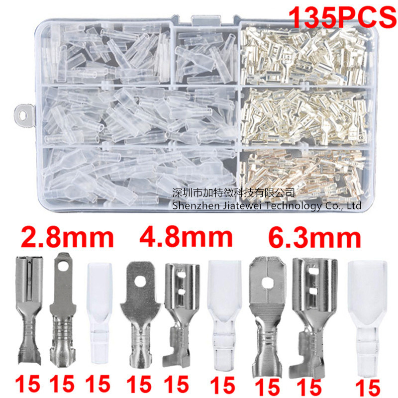 ゴールド/シルバー270/315 pc2.8/4.8/6.3mm冷間圧入ばね端子コネクタ|undefined