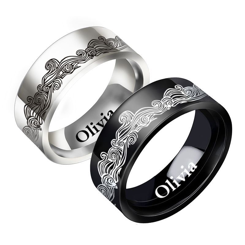 Fashion Geometric Stainless Steel Unisex Rings