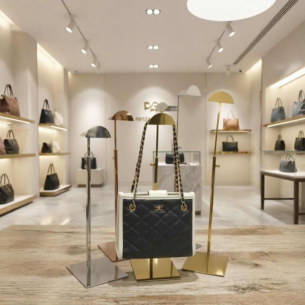 不锈钢包包展示架服装店包包店挂包架包包架箱包手袋挂包架批发