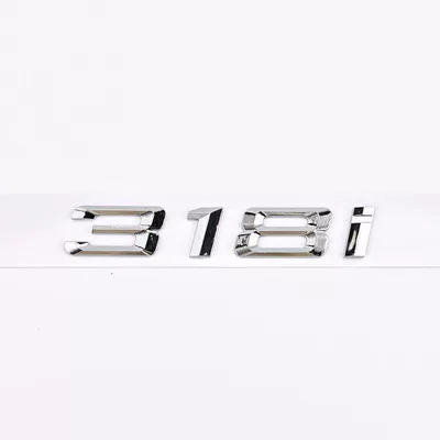 BMW 316i, 320i, 325i, 328i, 330i, 335i car stickers, lettering decals, rear emblem, engine displacement badge, car logo modification (Car logo) - standard-04-19318i